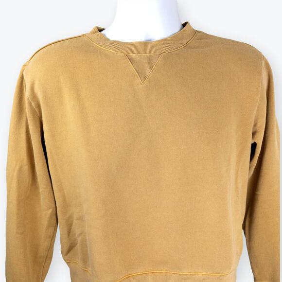 the commons Mustard Yellow Boys Crewneck Sweatshirt L - Picture 2 of 8